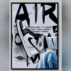 Jordans 11"×17" Wall Art